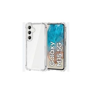 Samsung Galaxy M35 Crystal Clear Case – Anti-Yellow, Slim Fit, Shockproof Transparent Protective Cover