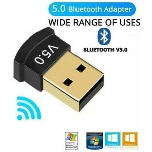 USB Bluetooth 5.0 Adapter - Wireless Dongle for PC/Laptop - 20M Range