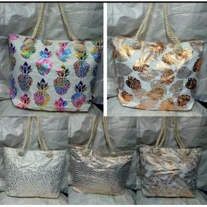 Women Shoulder Tote Bag -secure zipper closure, and a spacious design for daily, beach, or travel use. 