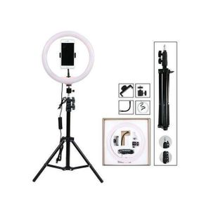 12 Inch LED Ring Light With 2M Tripod Stand And Phone Holder With Adjustable Brightness Levels