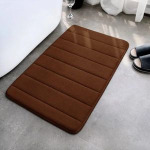 Super absorbent bathroom mat