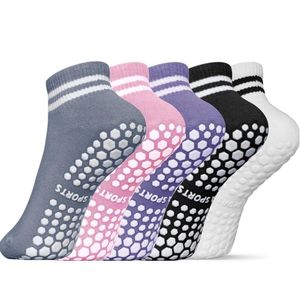 Nonslip Unisex Cushioned Yoga Socks 