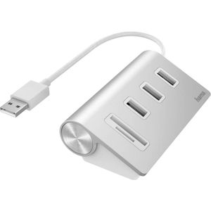 Hama 5in1 USB-A MULTIPORT WITH CARD READER (200124)