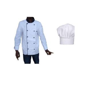 White Chef Jacket And Chef Hat