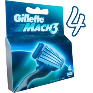 Gillette Mach 3 Cartridge Refill 4 Blades