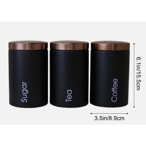 3PCS Kitchen Canister Set