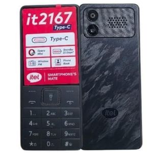 Itel  2167, FM Radio ,1.77"inch display, 1000 mAh, Dual SIM, Type C 