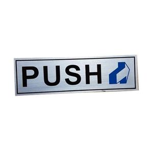 Push Self-Adhesive Door Sign Sticker