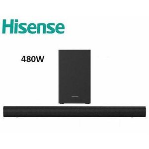 Hisense  480W, 3.1 Channel, Dolby, Wireless Soundbar