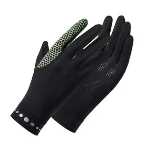 1 Pair XC-14 Riding Driving Sunscreen Anti-UV Fingerless Ice Silk Gloves