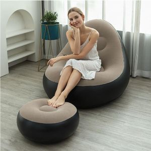 Inflatable Lazy Sofa with foot step