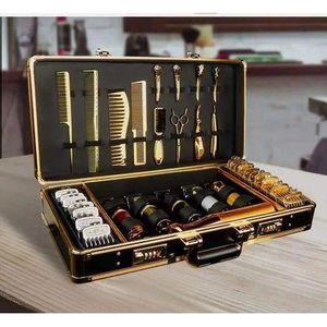 Beauty Portable Aluminium Barber Tool Suitcase Salon Hairdressing TOOL Box Large Coded Lock