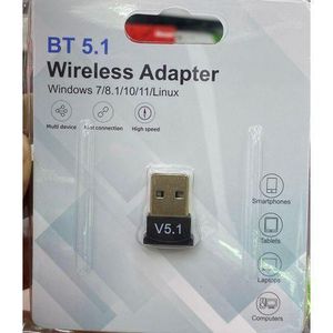HP USB Bluetooth BT 5.1 Dongle Adapter Receiver – Driver-Free, High-Speed Connectivity