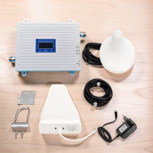 	Omnidirectional LTE Repeater Tri Band GSM Mobile Cell Phone Networks Signal Booster 