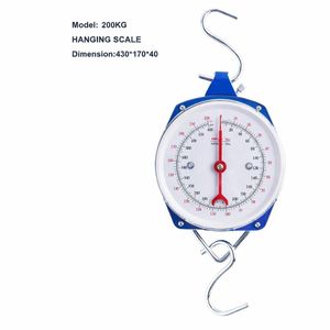 Heavy Duty Hanging Scale 200KG Mechanical Weighing Tool