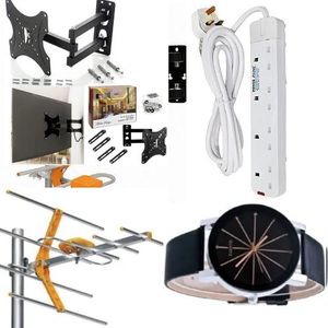 Home Design BEST Smart TV Rotating TV Wall Mount Bracket with Tilt, Rotate + TV Outdoor Aerial Antenna Signal Booster FOR Hikers 32'' Digital Frameless HD LED TV // 43" Inch Smart Android Frameless TV +FREE GIFT 4 Way Power Extension