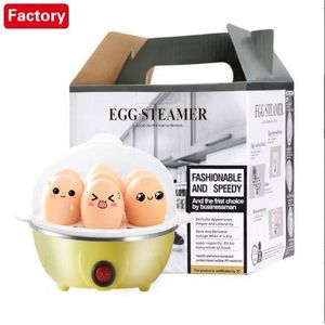Automatic Electric Egg Boiler & Mini Food Steamer – 7 Egg Capacity, Auto Shut-Off Breakfast Cooker