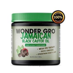 Wonder Gro JAMAICAN BLACK CASTOR OIL- 340g