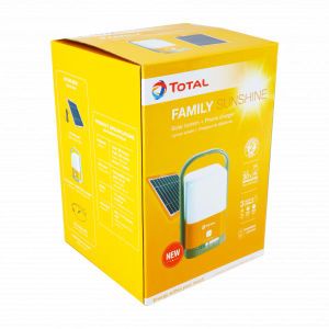 TOTAL  Sunshine Solar Lamp with Panel & Charger  LED Rechargeable Light Home & Outdoor