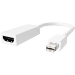 Mini Display Port To HDMI / Thunderbolt Adapter -White