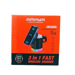 Amaya AWC-02 3-in-1 Fast Wireless Charger