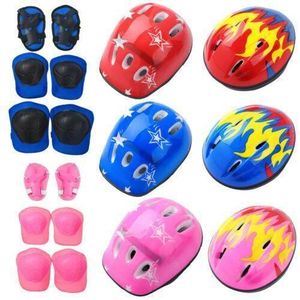 7 in 1 Kids Helmet with Helmet ,Knee,Elbow/Wrist Pads Guards Upton 15years
