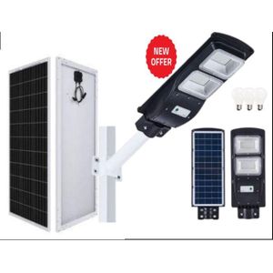 Solarmax 350 W solar panel All weather +Free 100 W solar Street lights + 3 DC bulb