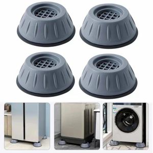 4pcs Universal Anti-Vibration Pads – Shock & Noise Cancelling Rubber Feet – Heavy Duty Non-Slip Mats for Washing Machines, Dryers, and Fridges