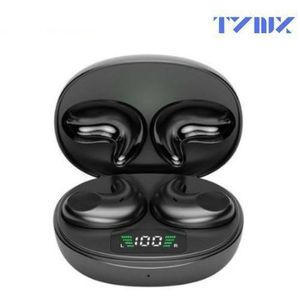 M52 Small Earphones Sleep Wireless Earbuds Bluetooth 5.3 Headphones Stereo Noise Cancelling- Black