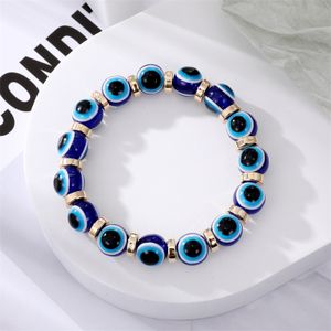 3pcs Evil Eye Beaded Charm Bracelets For Women Men 8mm Natural Stone  Gemstone Beads Bracelets Blue Evil Eye Turkish Lucky Bracelet For  Protection And