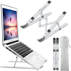 Metal Portable Foldable Laptop Stand (SILVER)