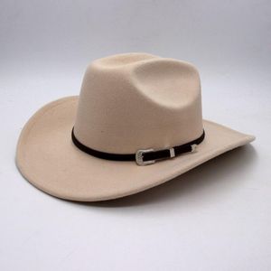 Fashion Western Retro Belt Men's Cowboy Hat Winter Autumn Church Country  Hat Jazz British Women Felt Hats Vintage Knight Hats For Men @ Best Price  Online