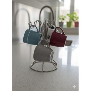 Stainless steel cup rack