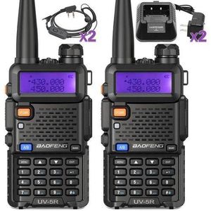 Baofeng UV-5R One Walkie Talkie Unit with Voice Prompt, Emergency Alert, and Strong Battery