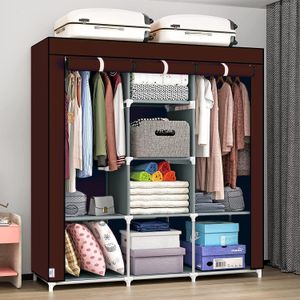 Metallic Wardrobe – Durable Steel Closet with Multiple Compartments