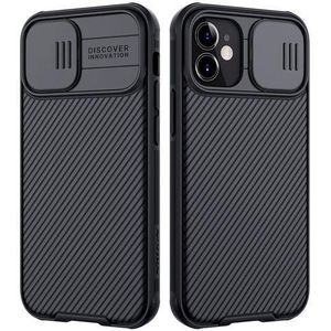 Cases Nilkin iPhone 11 (6.1" Inch) CamShield Pro Slider Camera Close & Open Double Layered Protection TPU + PC Black Color