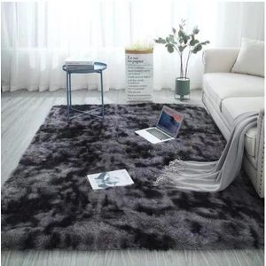 5 By 8 Soft Fluffy Patches Carpets Non-slip Rugs Floor Mat