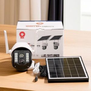 Human Detection Built In Battery 4G PTZ Solar Camera Outdoor Security with Color Night Vision and Instant Alerts