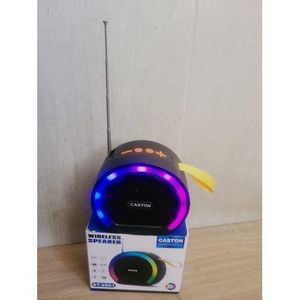 Caston  ST-2501 Portable Wireless Speaker – Solar Charging, RGB LED Lights, Deep Bass, FM Radio, Bluetooth, USB/TF Support