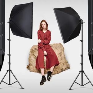 Photography Soft Box Set 50x70CM With 2.1M Tripod Stand ,Video Soft Box Camera Equipment Photography Studio Softbox