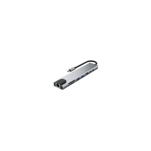 USB HUB Type-C To HDTV 8 In 1 Adapter