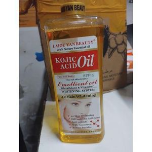 Laiou Yan Beauty Kojic Acid Oil Emollient Whitening Oil With Glutathione & Vitamin C- 1000ml