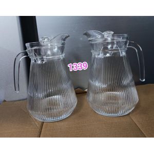 Clear Water Jar – 1.5L – Transparent Kitchen Storage Bottle