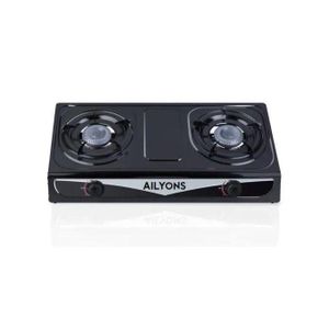 AILYONS Table Top Stainless Steel 2 Burner Gas Cooker