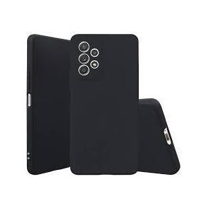 Silicon phone case samsung A72 black
