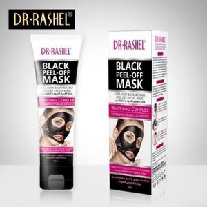 DR RASHEL Black Peel-Off Facial Mask With Collagen Charcoal,