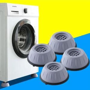 4Pcs Washing Machine Anti Vibration Pads and Dryer, Shock Noise Cancelling Washing Machine Support, Prevent Moving Universal Size