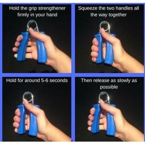 1pc A-shaped spring hand gripper