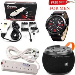 Inextention Geemy KINYOZI FOR BUSINESS // PROFESSIONAL BARBER SHAVING MACHINE – KINYOZI FOR MEN'S GROOMING, TRIMMING & HAIRCUTS + FREE 4 WAY EXTENSION