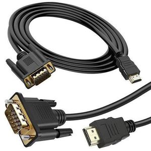 Hdtv HDMI (Male) to VGA (Male) converter cable 